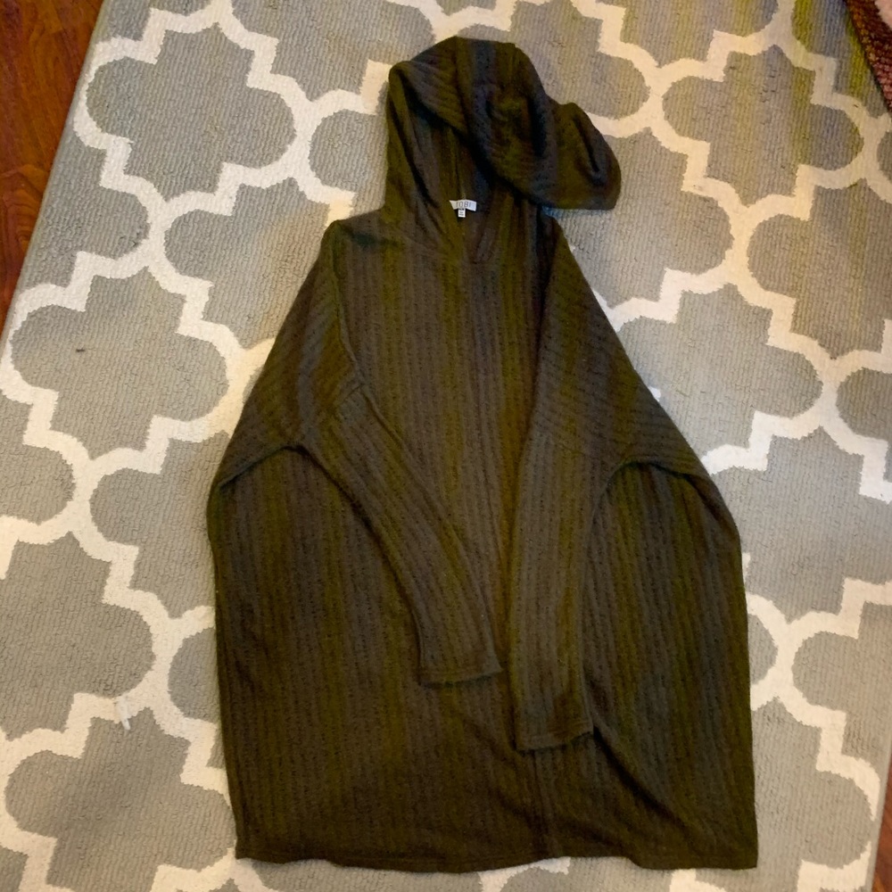Army green hooded tunic!